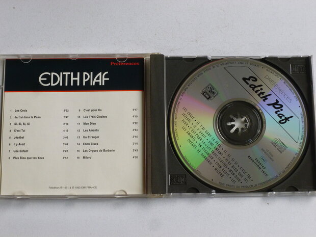 Edith Piaf - Preferences