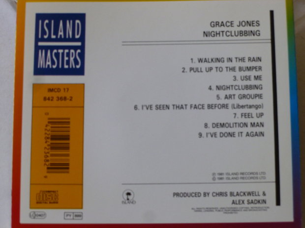 Grace Jones - Nightclubbing