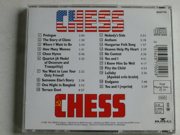 Chess - Original Broadway Cast Recording