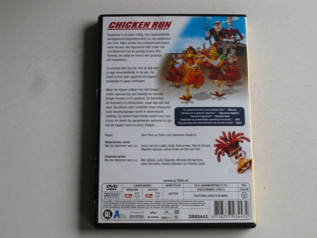 Chicken Run (DVD) originele versie/ Nederlandse versie (dreamworks)