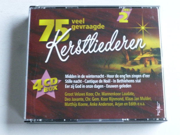 75 veel gevraagde Kerstliederen Deel 2 (4 CD)