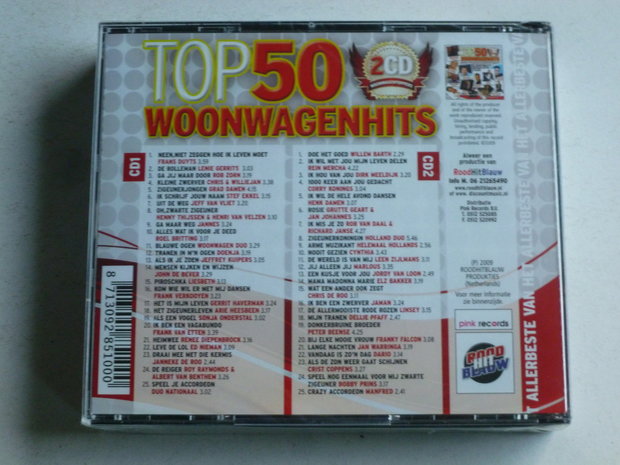 Top 50 Woonwagenhits volume 2 (2 CD) Nieuw