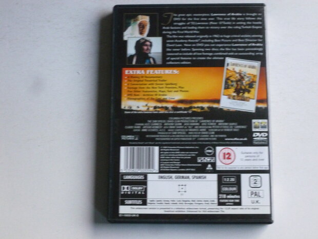 Lawrence of Arabia - Peter O' Toole (2 DVD)