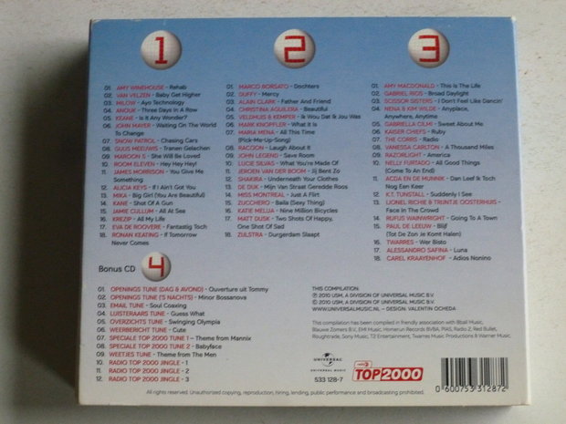 Top 2000 - De Jaren 2000 - 2009 / Editie 2010 (4 CD)