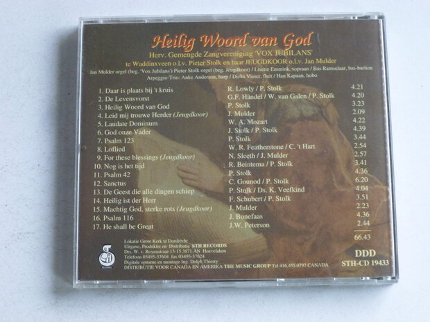 Heilig Woord van God - Vox Jubilans