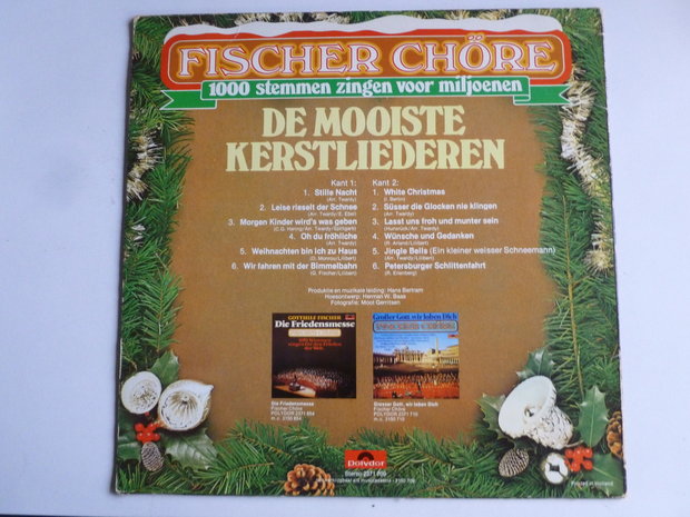 Fischer Chöre - De Mooiste Kerstliederen (LP) polydor