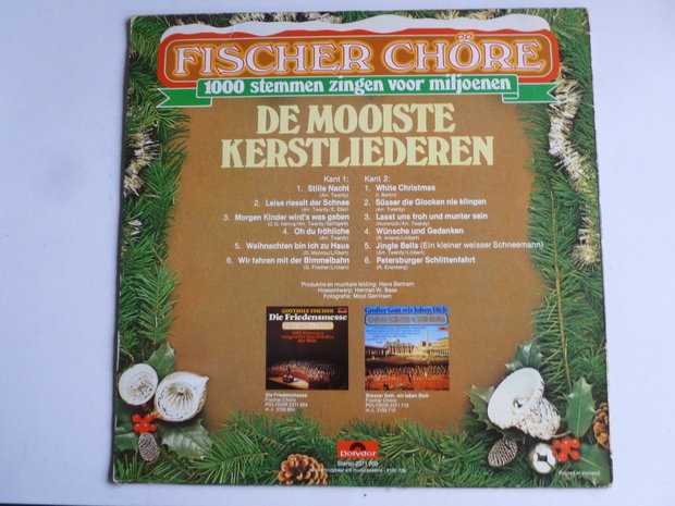 Fischer Chöre - De Mooiste Kerstliederen (LP)