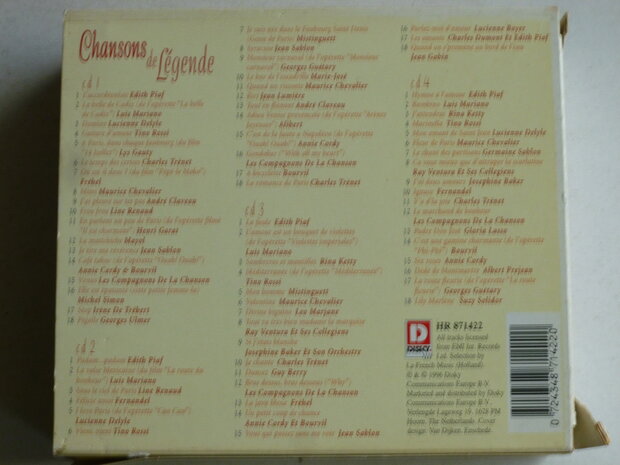 Chansons de Legende (4 CD)