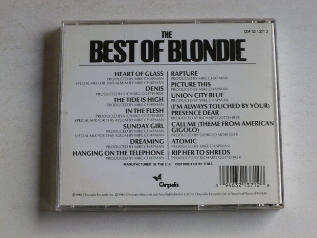 Blondie - The Best of Blondie (Chrysalis)