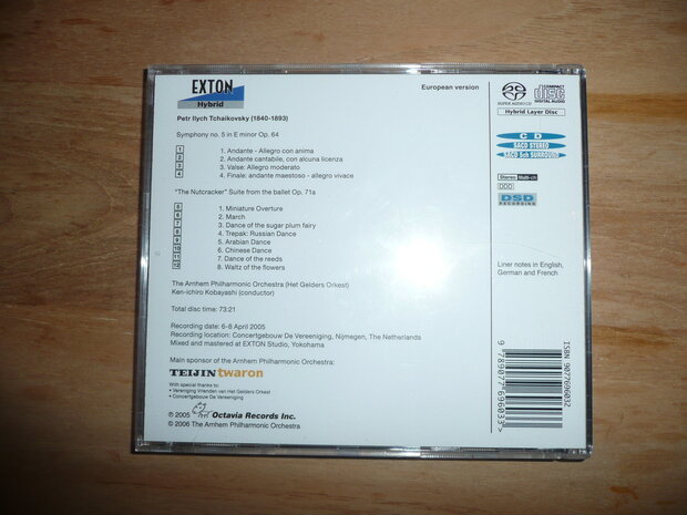 Tchaikovsky - Symph. no 5 (The Arnhem Philh. Orch.) Super Audio CD