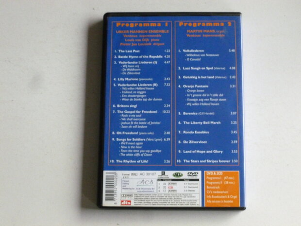 Vaderlandse & Bevrijdingsliederen - Urker Mannen Ensemble, Martin Mans , Louis van Dijk (DVD + 2CD)