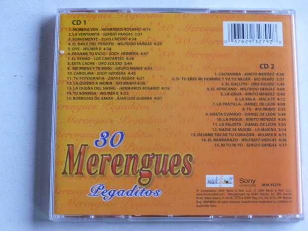 30 Merengues Pegadito's (2 CD)