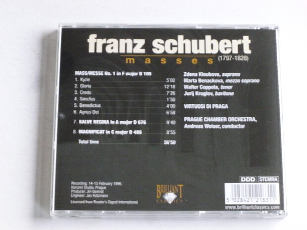 Frans Schubert - Masses (5 CD)