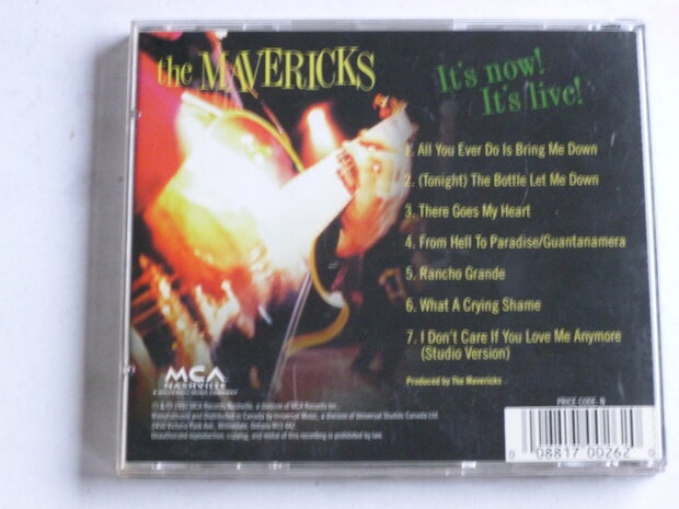 The Mavericks - It's now! It's Live! 