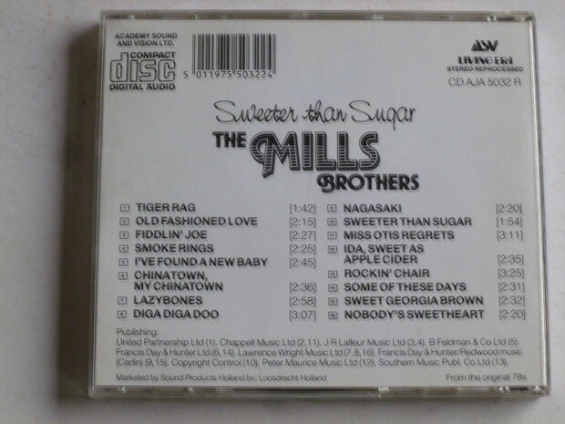 The Mills Brothers - Sweeter than Sugar