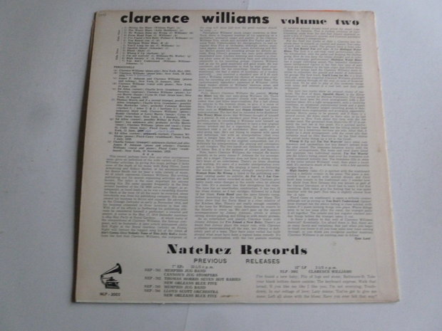 Clarence Williams - volume two (LP)