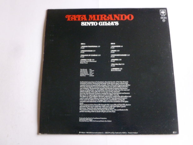 Tata Mirando - Sinto Gilla's (LP)