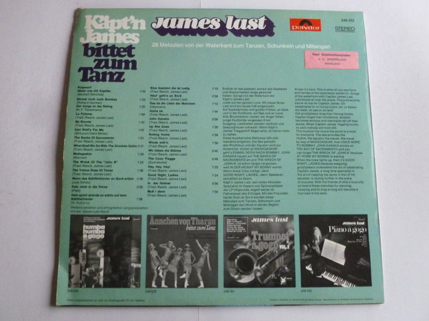 James Last - Käpt'n James bittet zum Tanz (LP)