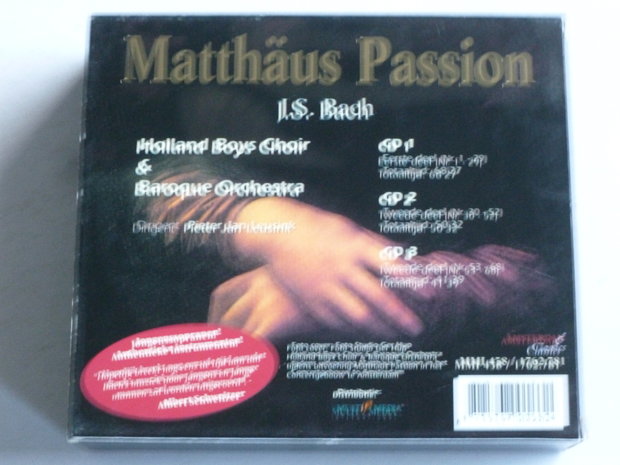 Matthäus Passion - J.S. Bach / Pieter Jan Leusink (3 CD)