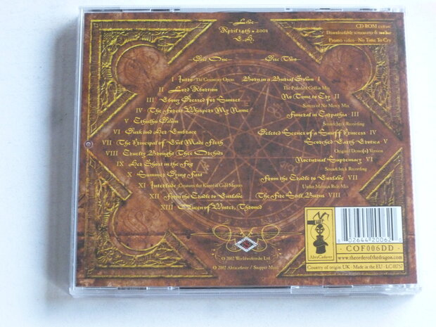 Cradles of Filth - Live Bait for the Dead (2 CD)