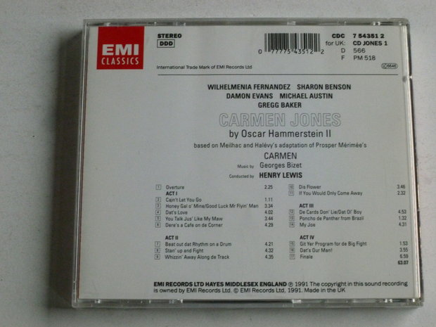 Carmen Jones - Original London Cast Recording