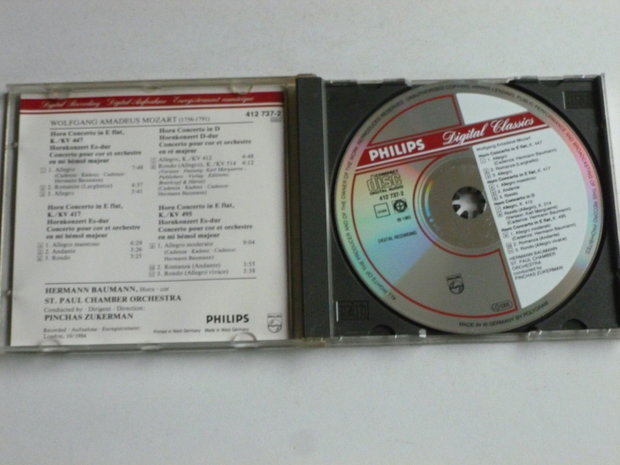 Mozart - The Horn Concertos /  Hermann Baumann