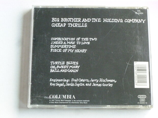 Big Brother  & The Holding Company / Janis Joplin - Cheap Thrills
