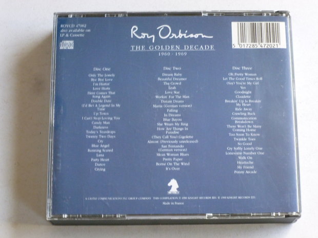 Roy Orbison - The Golden Decade 1960 - 1969 (3 CD)