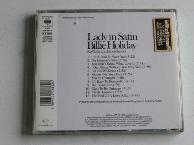 Billie Holiday - Lady in Satin