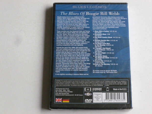 The Blues of Boogie Bill Webb (DVD) Nieuw