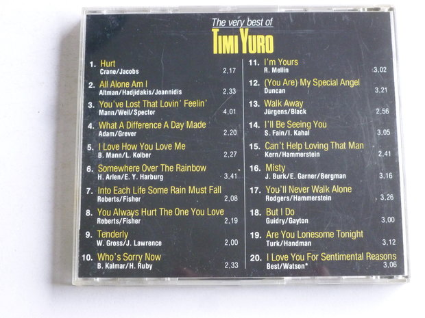 Timi Yuro - The very best of (arcade)