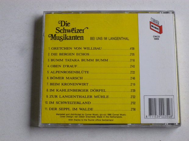 Die Schweizer Musikanten - Bei uns im Langenthal