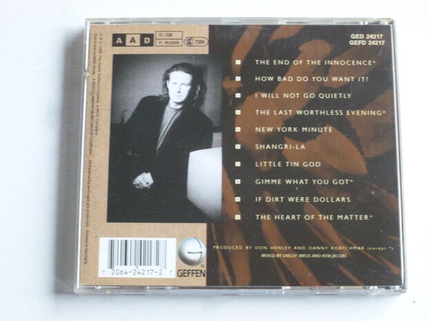 Don Henley - The End of the Innocence (geffen)