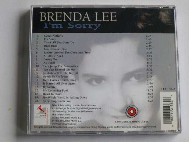 Brenda Lee - I'm Sorry