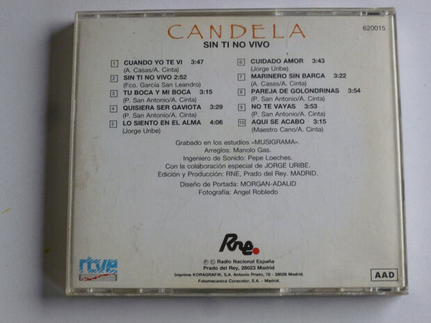 Candela - Sin Ti No Vivo