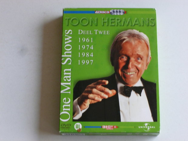 Toon Hermans - Deel Twee / 1961, 1974, 1984, 1997 One Man Show (4 DVD)