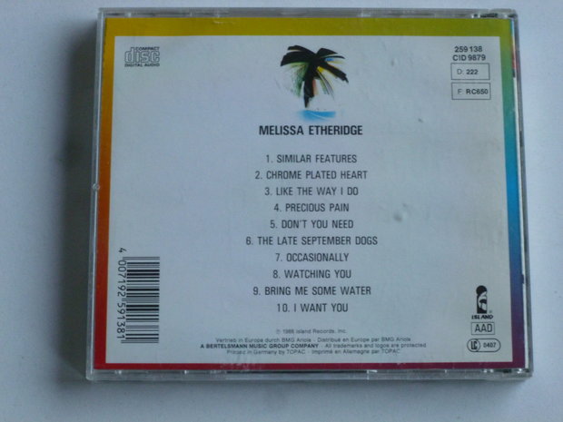 Melissa Etheridge  (island)