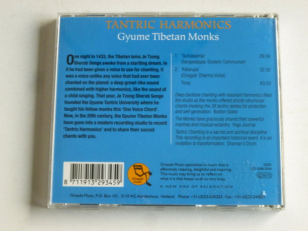 Gyume Tibetan Monks - Tantric Harmonics