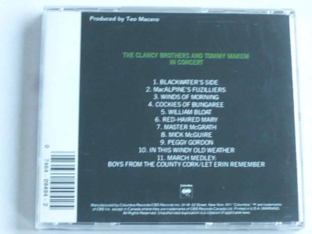 The Clancy Brothers - In Concert