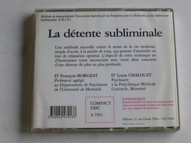 F.R.I.S. - La Detente Subliminale