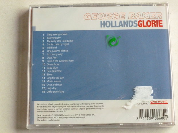 George Baker - Hollands Glorie (nieuw)