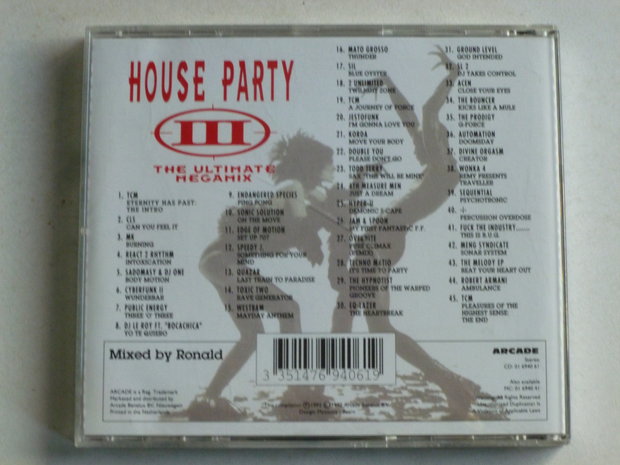 Turn up the Base - House Party III / The Ultimate Megamix