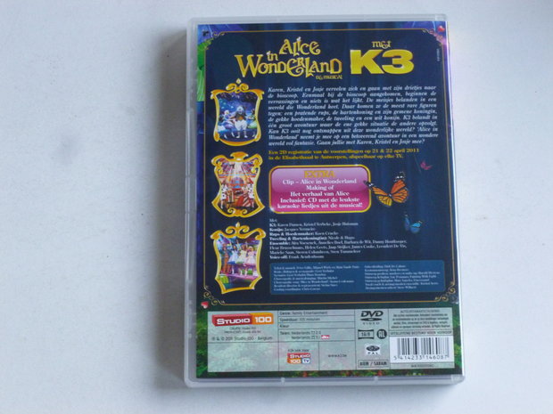 Alice in Wonderland met K3 - De Musical (CD + DVD)