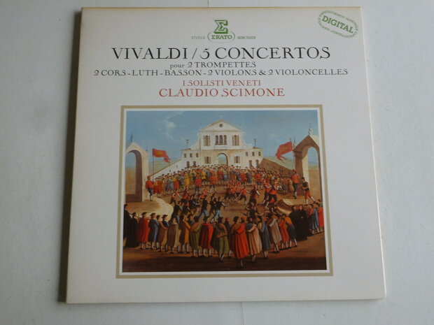 Vivaldi - 5 Concertos / Claudio Scimone (LP)