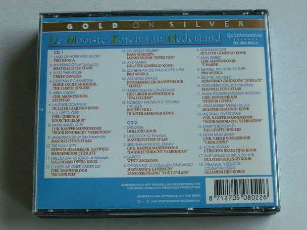 De Mooiste Koren van Nederland (Gold on Silver) 2 CD