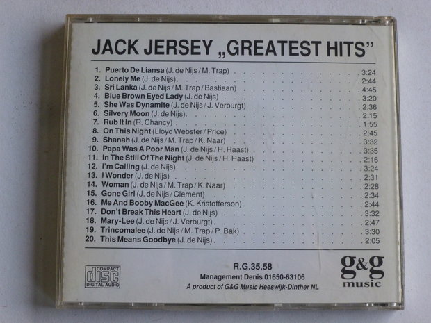 Jack Jersey - Greatest Hits
