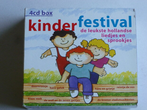 Kinder Festival - De leukste hollandse liedjes en sprookjes (4 CD)