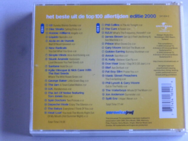 Het Beste uit de Top 100 Allertijden editie 2000 (2 CD)