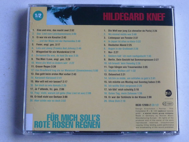 Hildegard Knef - Für Mich soll's rote rosen regnen (2 CD)