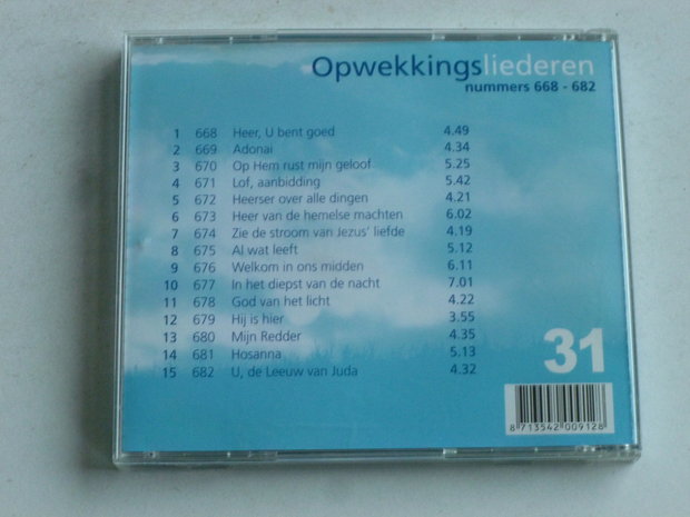 Opwekkingsliederen 31 / nrs 668-682
